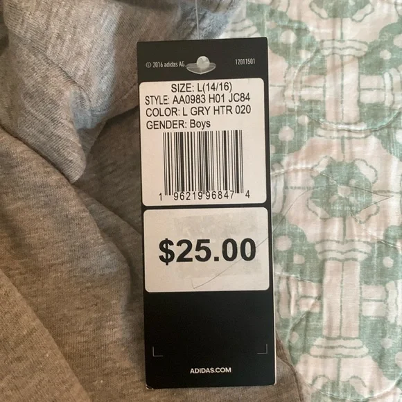 Boys Adidas Long Sleeve shirt - Picture 5 of 5